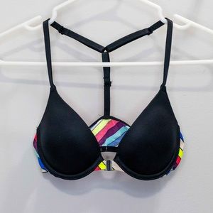 PINK Push Up bra - triangle system